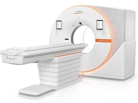 Rendering of the Alpha.Peak photon counting CT Scanner